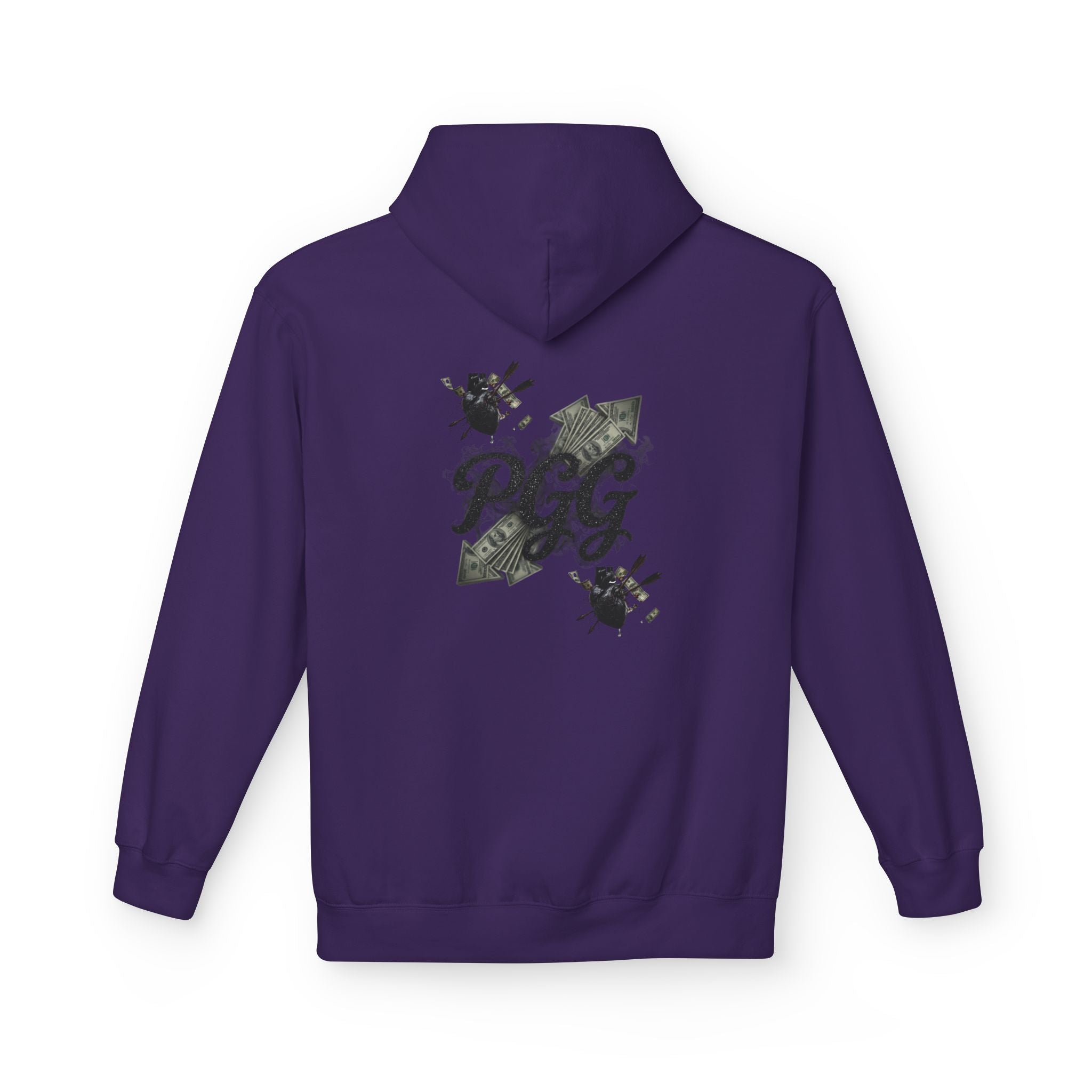 Hoodie - 'Plucky Go-Getter' Graphic Money & Hearts Streetwear Hoodie