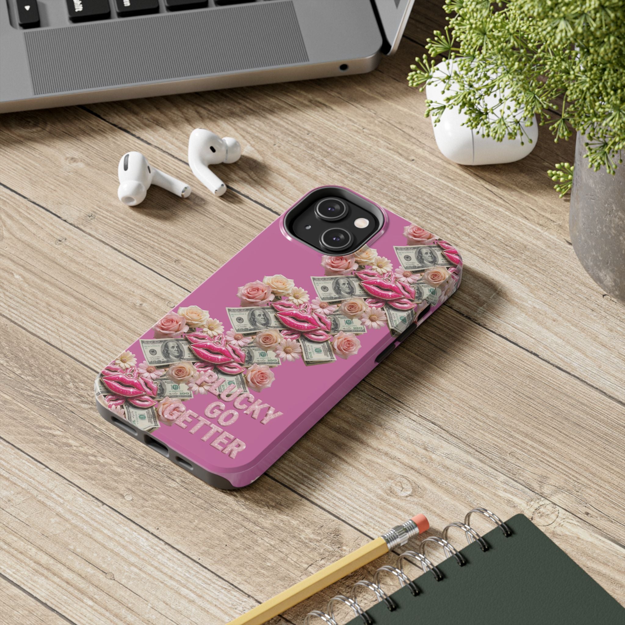 Girly Lover Tough Phone Case — "Plucky Go-Getter" Protective Case