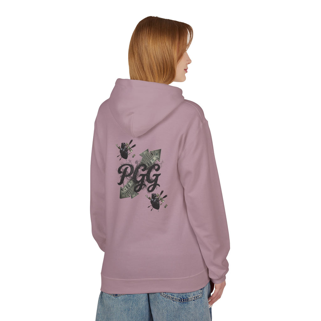 Hoodie - 'Plucky Go-Getter' Graphic Money & Hearts Streetwear Hoodie