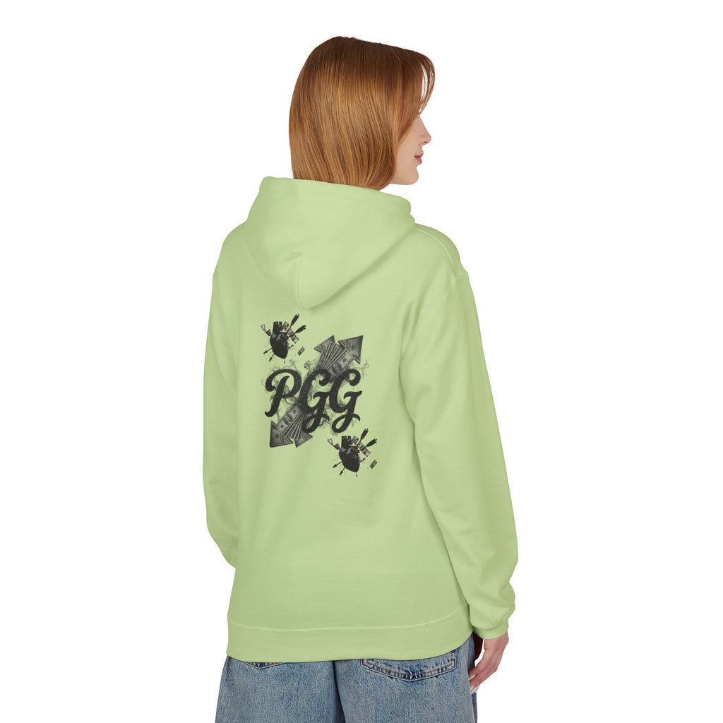 Hoodie - 'Plucky Go-Getter' Graphic Money & Hearts Streetwear Hoodie