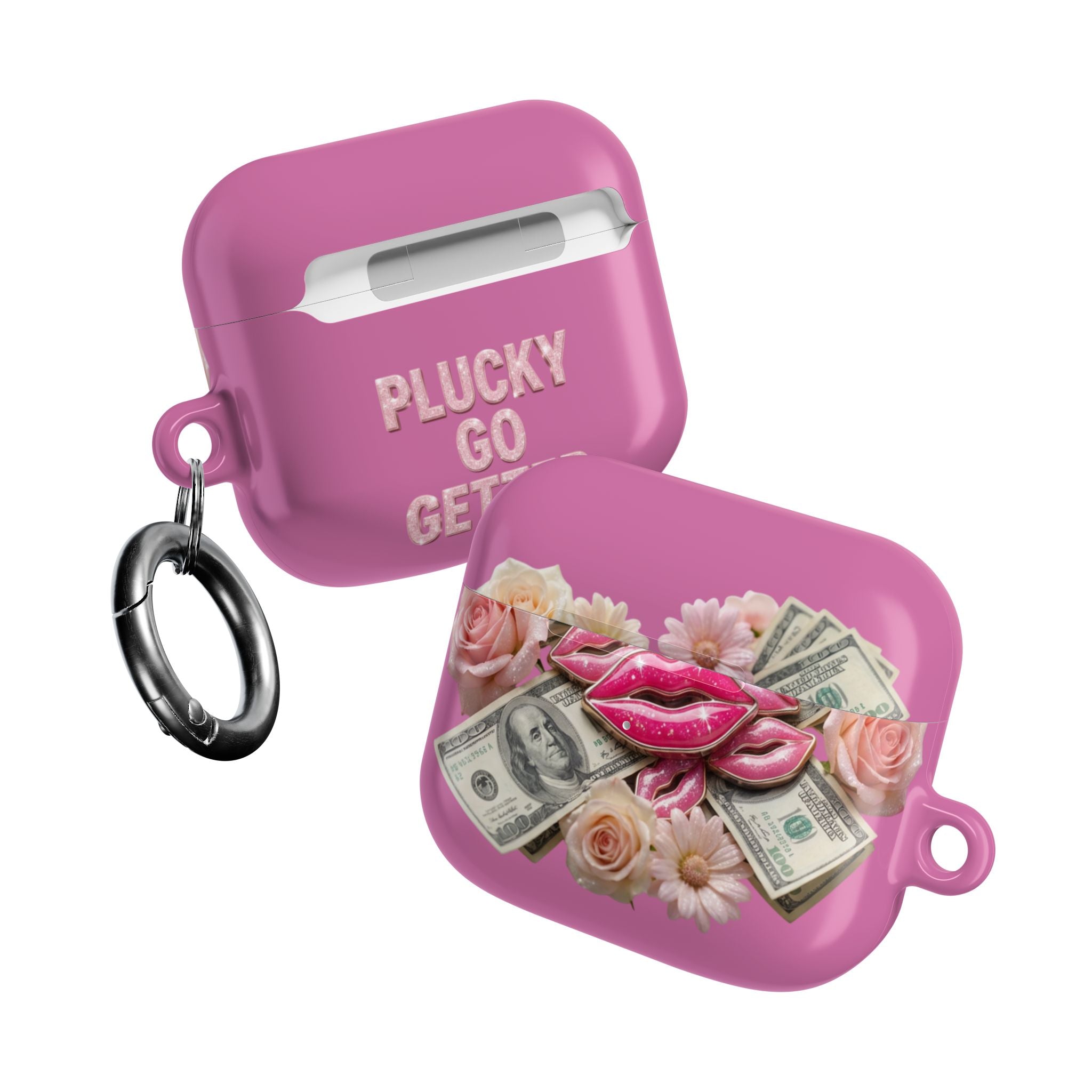 ICY Blue Broken Heart- “Plucky Go-Getter AirPods Case