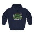 Skull & Graffiti Zip Hoodie - "Plucky Go Getter" Streetwear Jacket