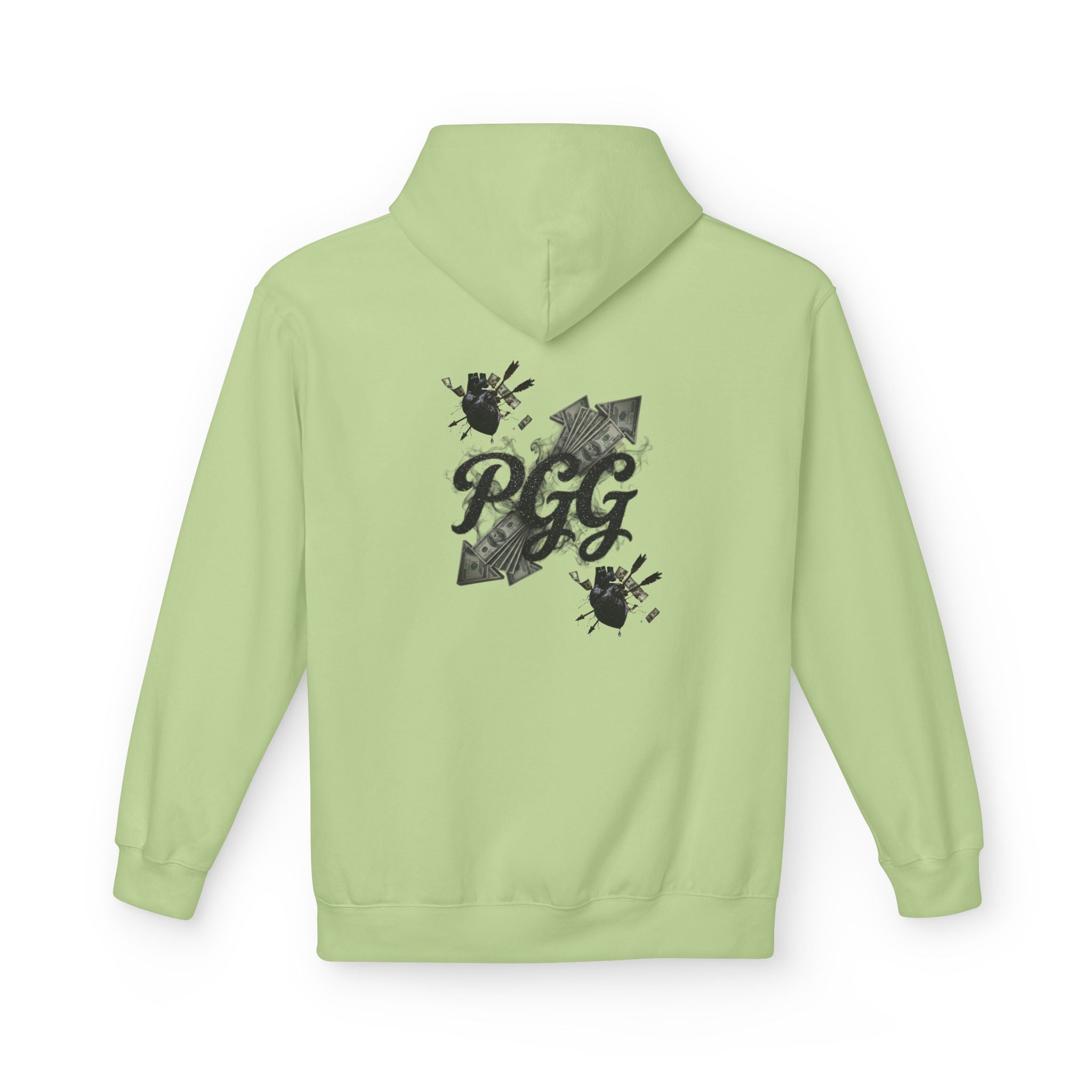 Hoodie - 'Plucky Go-Getter' Graphic Money & Hearts Streetwear Hoodie