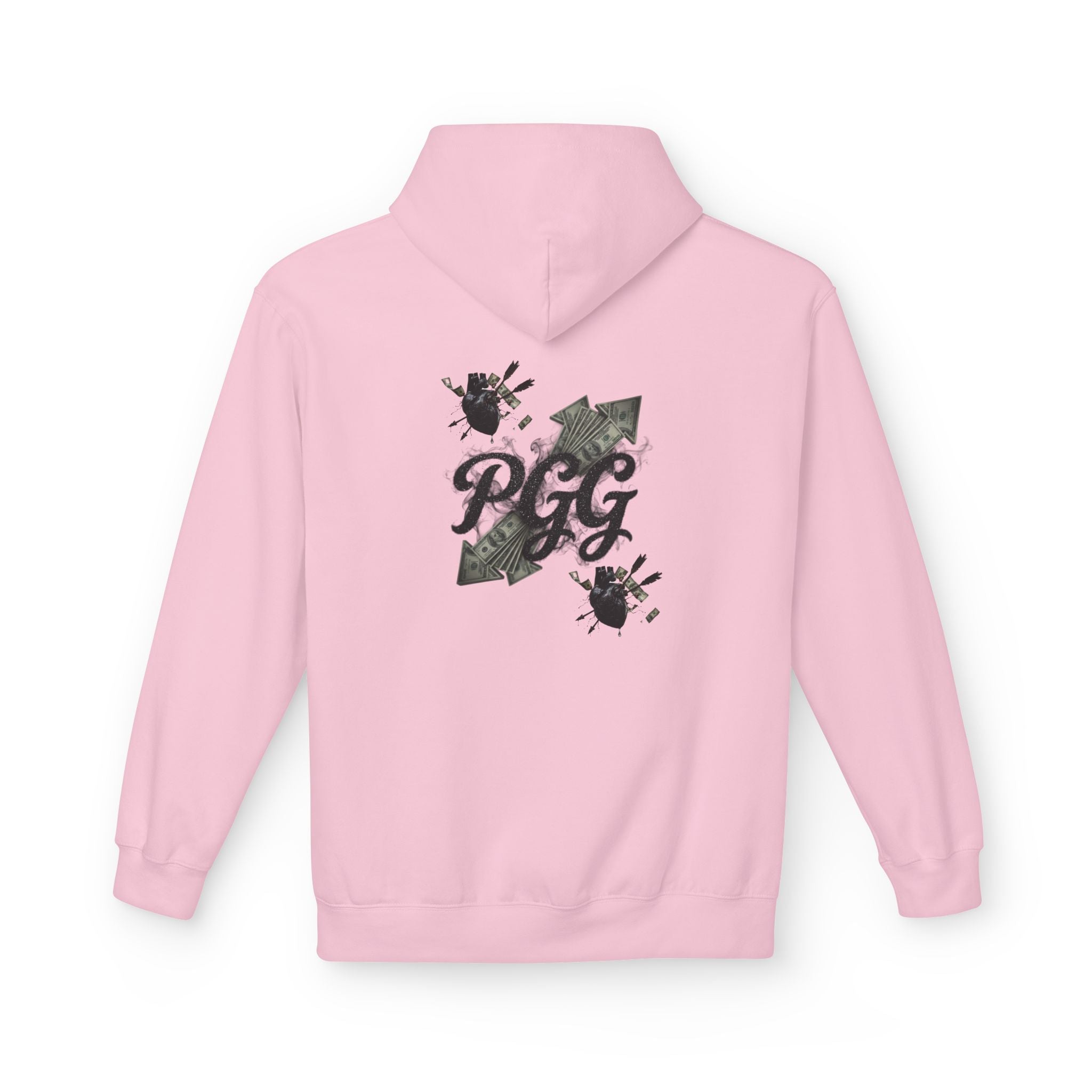 Hoodie - 'Plucky Go-Getter' Graphic Money & Hearts Streetwear Hoodie