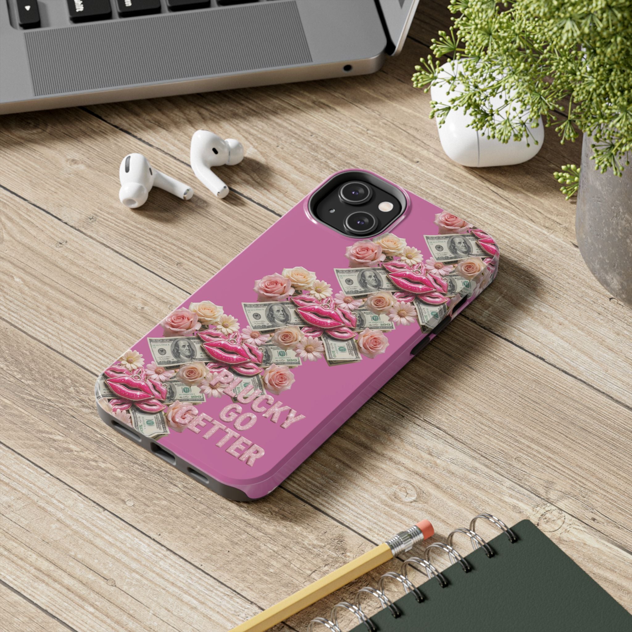 Girly Lover Tough Phone Case — "Plucky Go-Getter" Protective Case