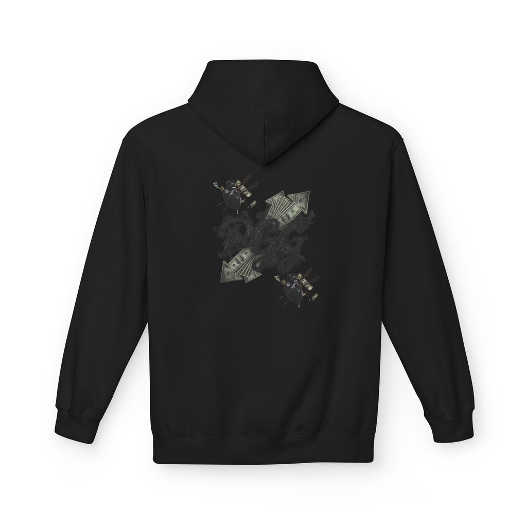 Hoodie - 'Plucky Go-Getter' Graphic Money & Hearts Streetwear Hoodie
