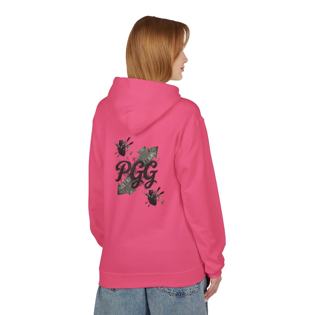 Hoodie - 'Plucky Go-Getter' Graphic Money & Hearts Streetwear Hoodie