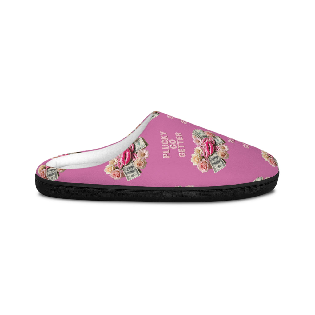 Kiss Me With Money Slippers — Plucky Go-Getter Slippers