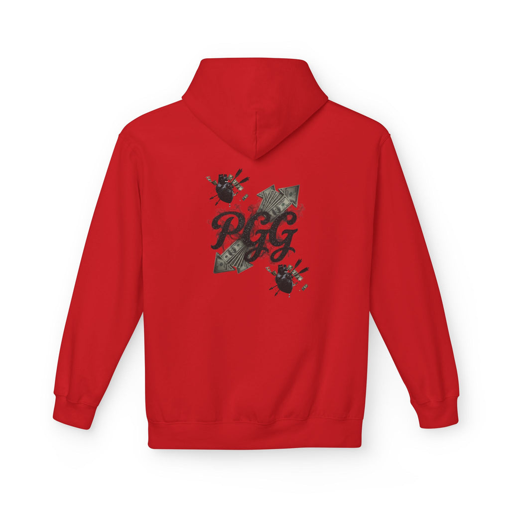 Hoodie - 'Plucky Go-Getter' Graphic Money & Hearts Streetwear Hoodie