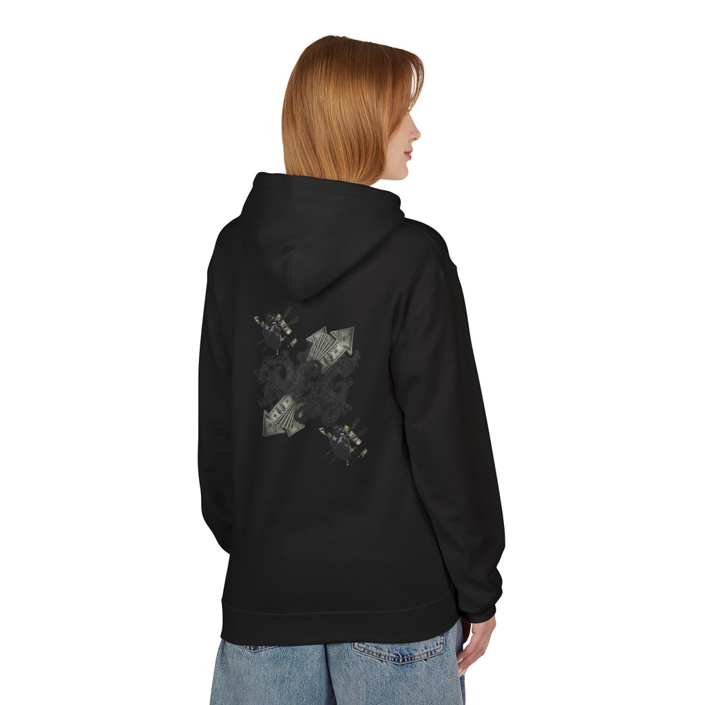 Hoodie - 'Plucky Go-Getter' Graphic Money & Hearts Streetwear Hoodie