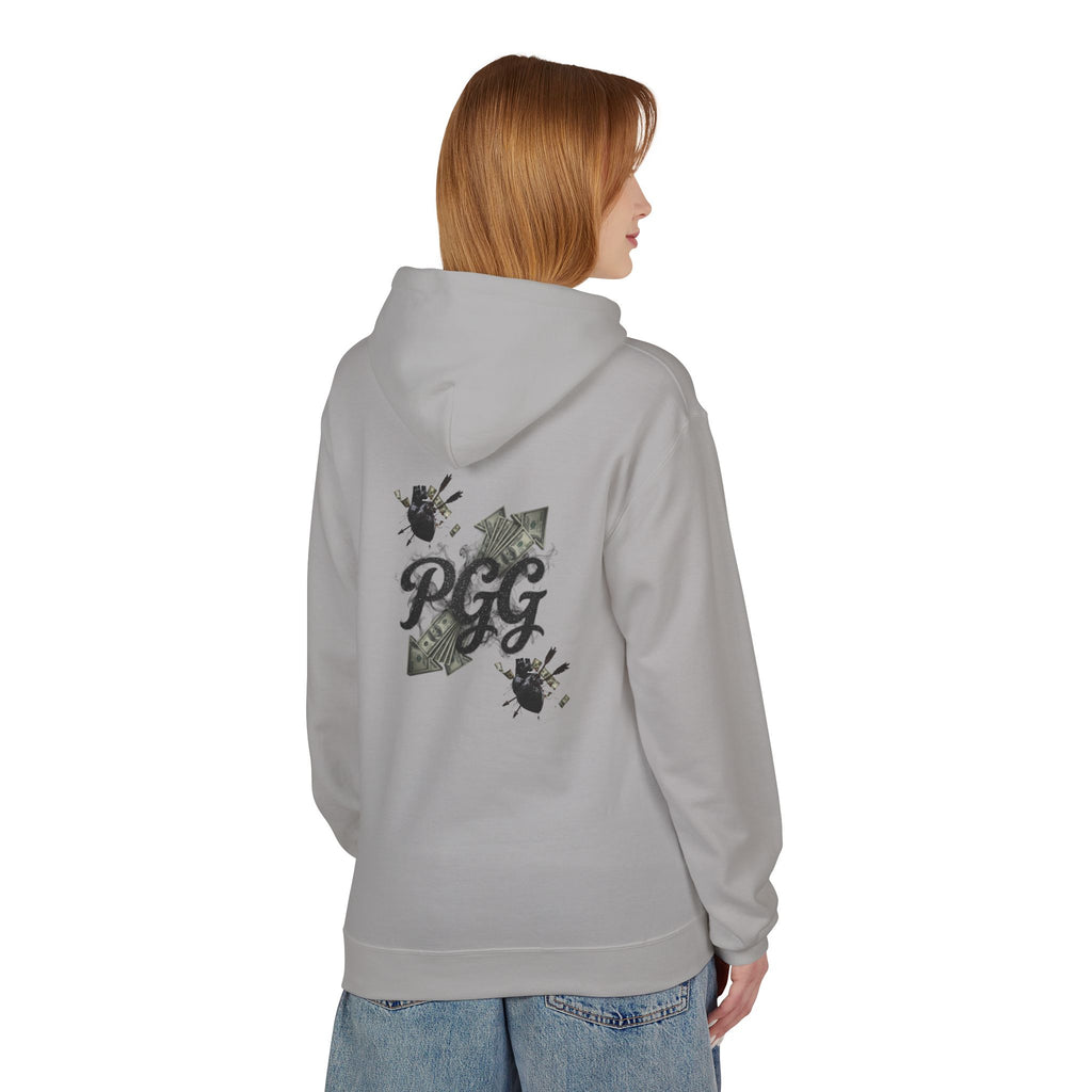 Hoodie - 'Plucky Go-Getter' Graphic Money & Hearts Streetwear Hoodie