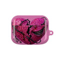 Pink Glitter Broken Heart AirPod Case — Edgy Protective AirPods Case