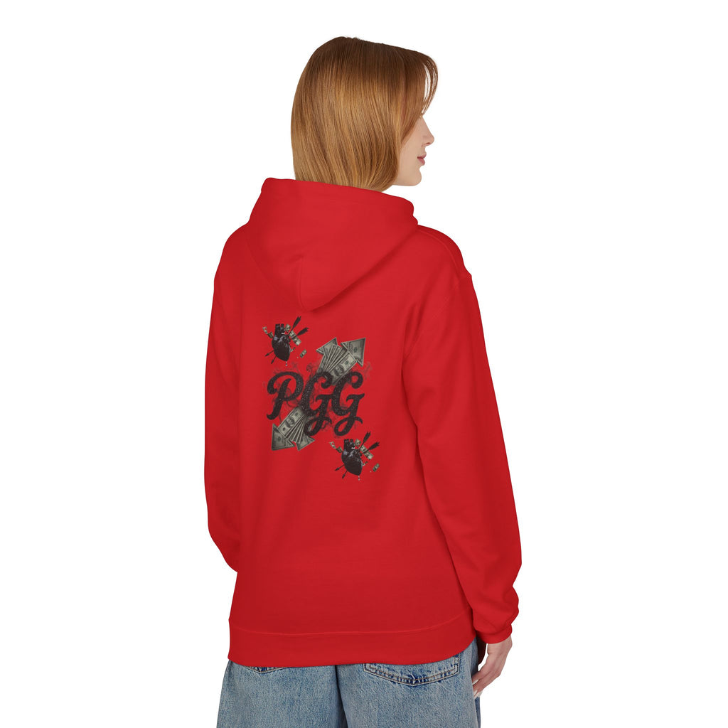 Hoodie - 'Plucky Go-Getter' Graphic Money & Hearts Streetwear Hoodie