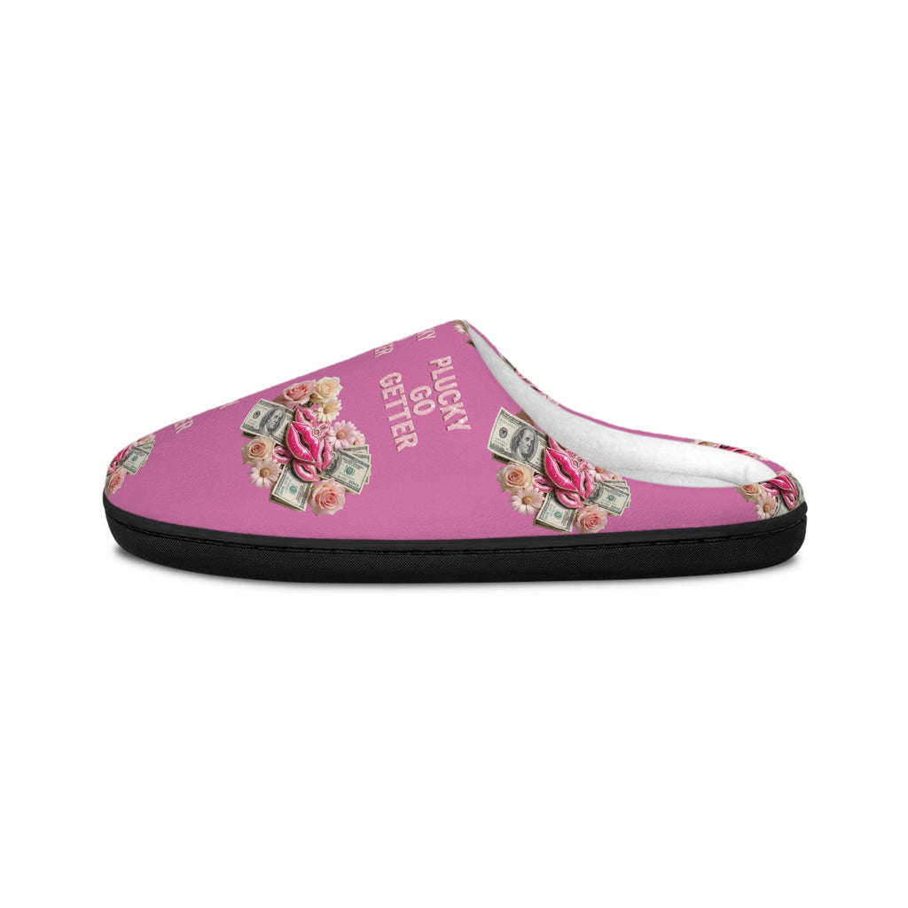 Kiss Me With Money Slippers — Plucky Go-Getter Slippers