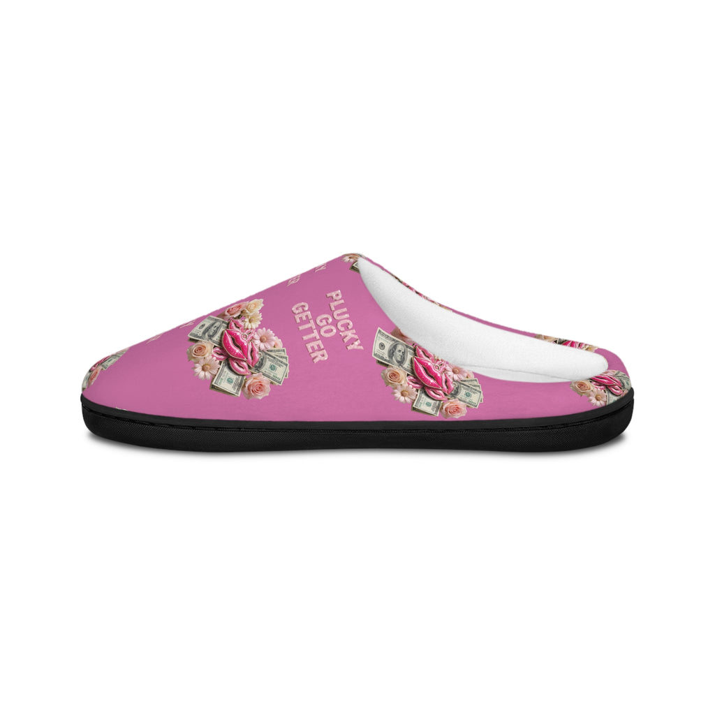 Kiss Me With Money Slippers — Plucky Go-Getter Slippers