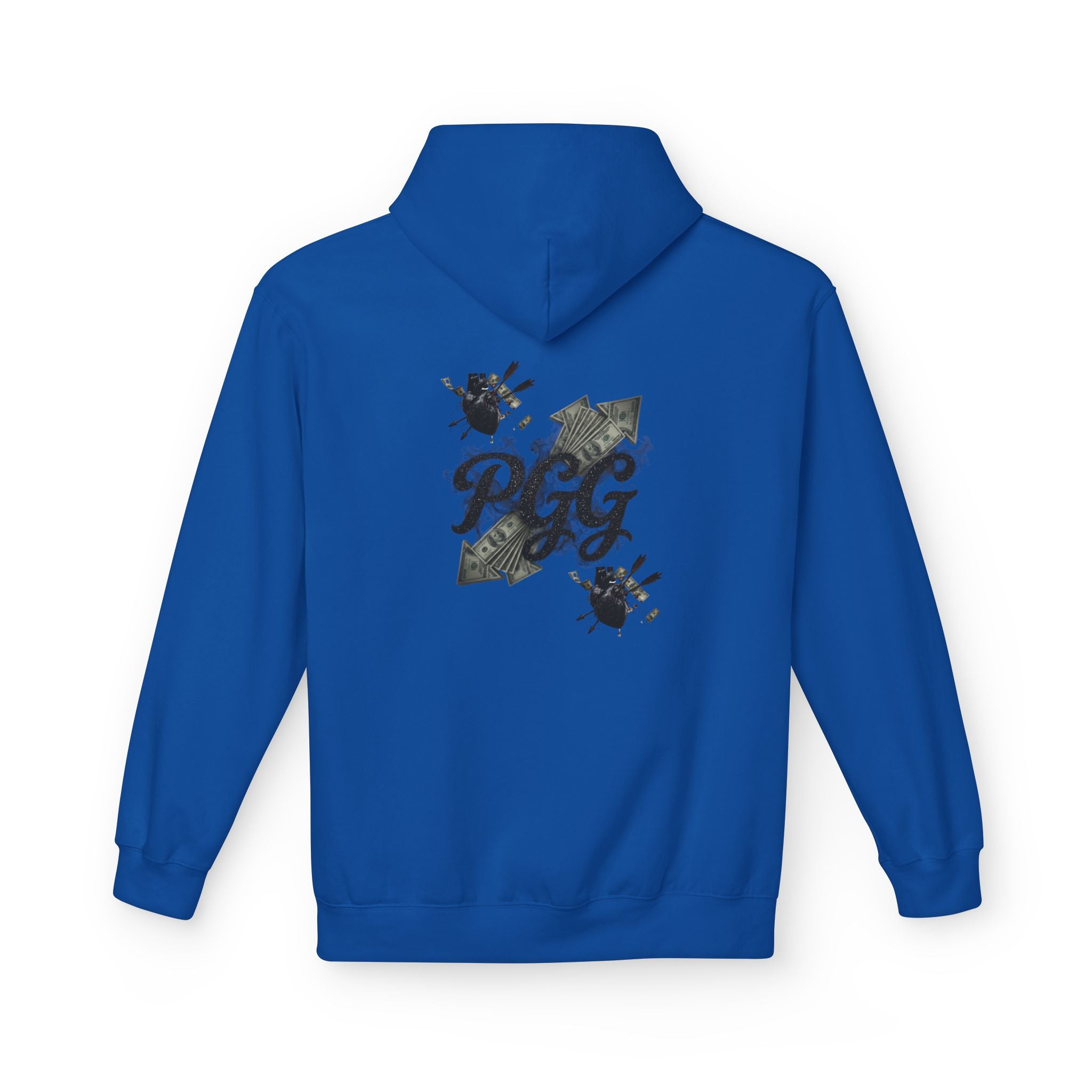 Hoodie - 'Plucky Go-Getter' Graphic Money & Hearts Streetwear Hoodie